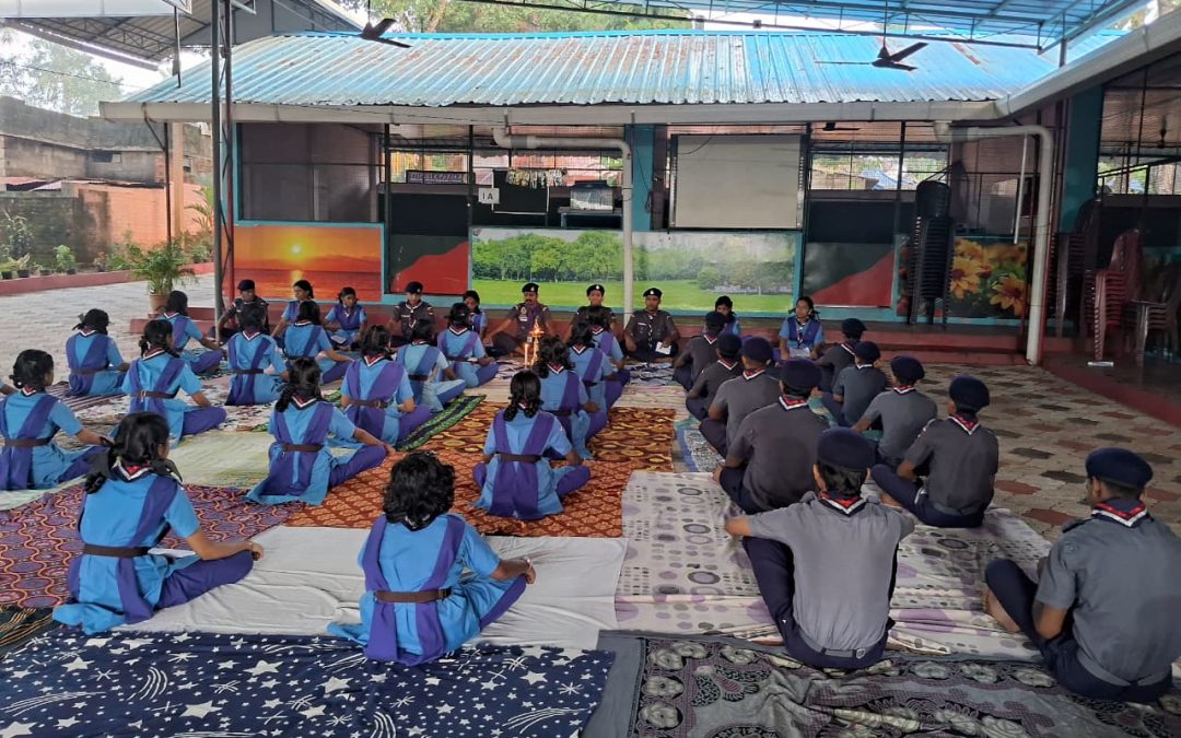 Scout and Guide camp at Trinity